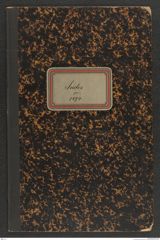 k.k. naturhistorisches Hofmuseum, Index Intendanzakten 1894, Seite 1